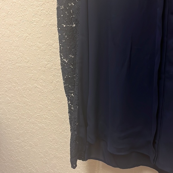 Zara blouse Navy blue size S in good condition - Picture 4 of 6